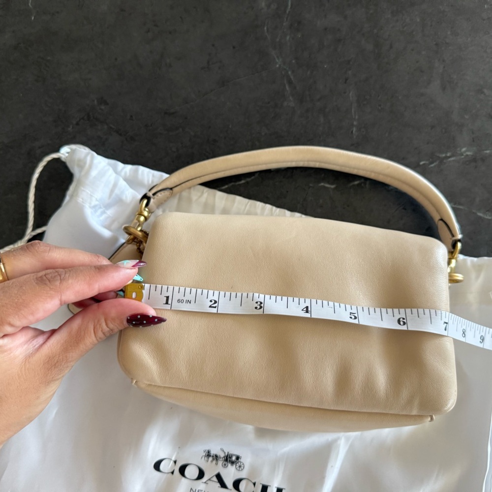 Coach Cream Pillow Tabby Mini Bag - Picture 5 of 5